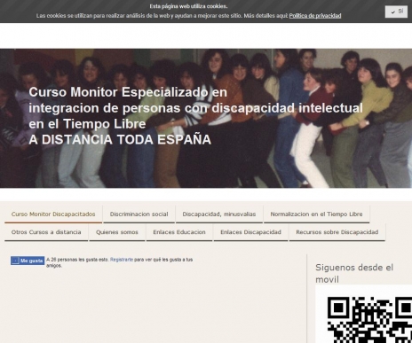 Curso Monitor integracion personas con discapacidad intelectual en el Tiempo Libre - Curso