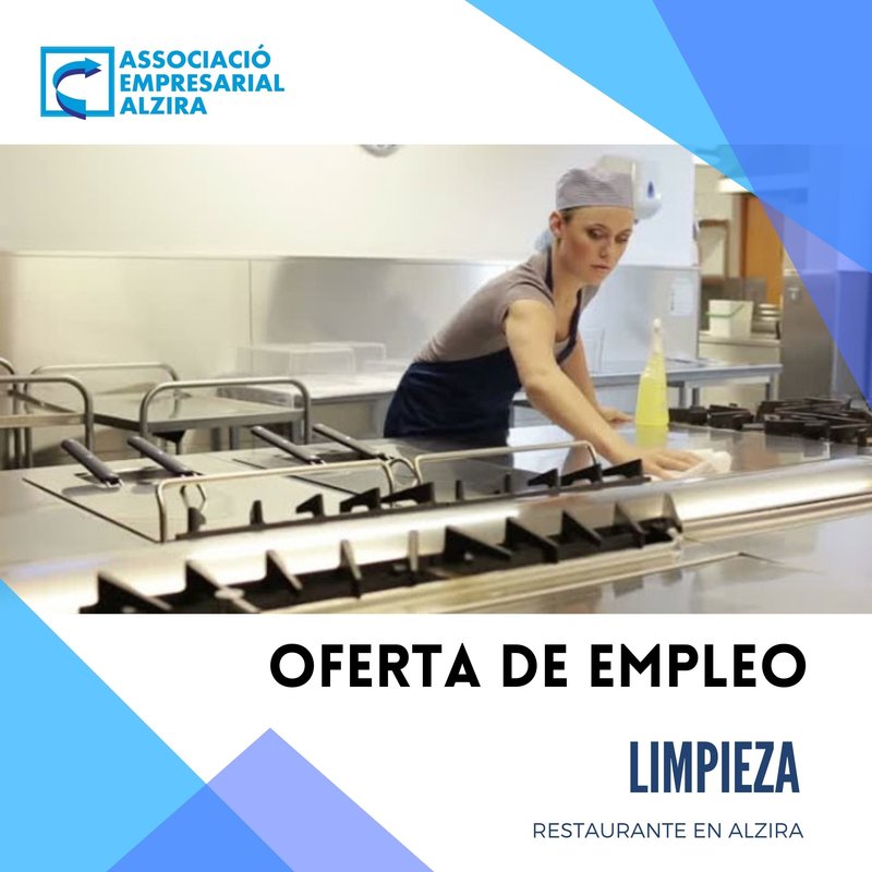 Limpiador/a Restaurante Alzira