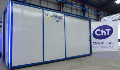CHUMILLAS TECHNOLOOGY instala el COLORJET 20 en la nueva lnea de produccin de HALCN CERMICAS