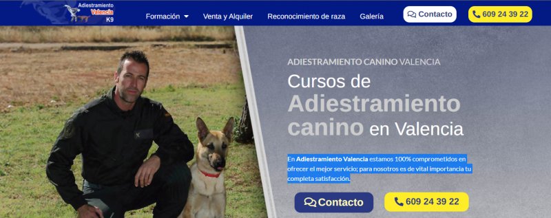 ADIESTRAMIENTO VALENCIA SL