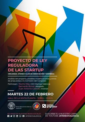 Ateneo Club de Innovación y Empresa: "Proyecto de Ley Reguladora de las Startup"