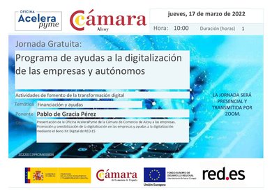 Programa de ayudas a la digitalización de las empresas y autónomos