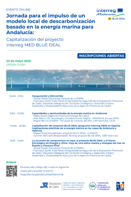Jornada para el impulso de un modelo local de descarbonización basado en la energía marina para Andalucía
