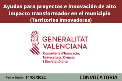 Ayudas proyectos innovacin en municipios