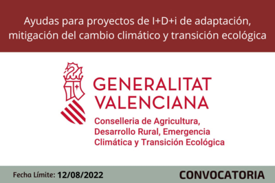 Ayudas proyectos I+D+i cambio climático