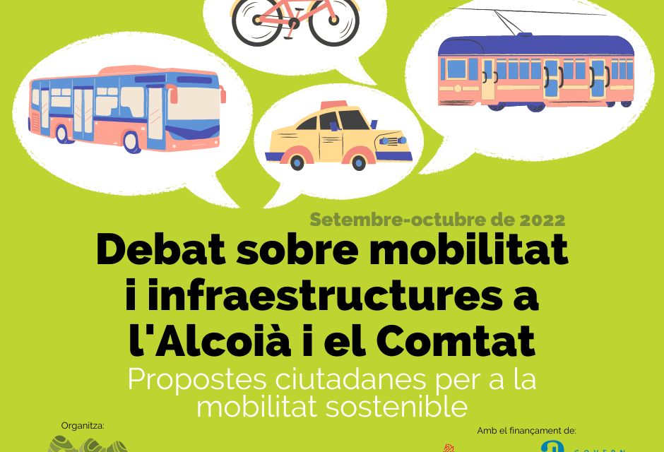 La Mancomunitat impulsa un proceso participativo sobre movilidad sostenible en l’Alcoià y el Comtat