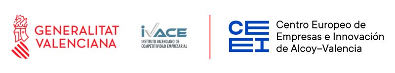 Logo IVACA + logo CEEI Alcoy