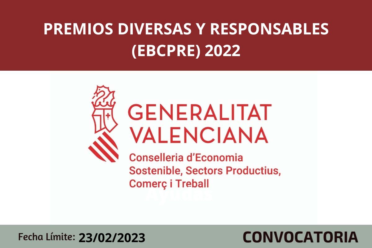 PREMIOS DIVERSAS Y RESPONSABLES (EBCPRE) 2022