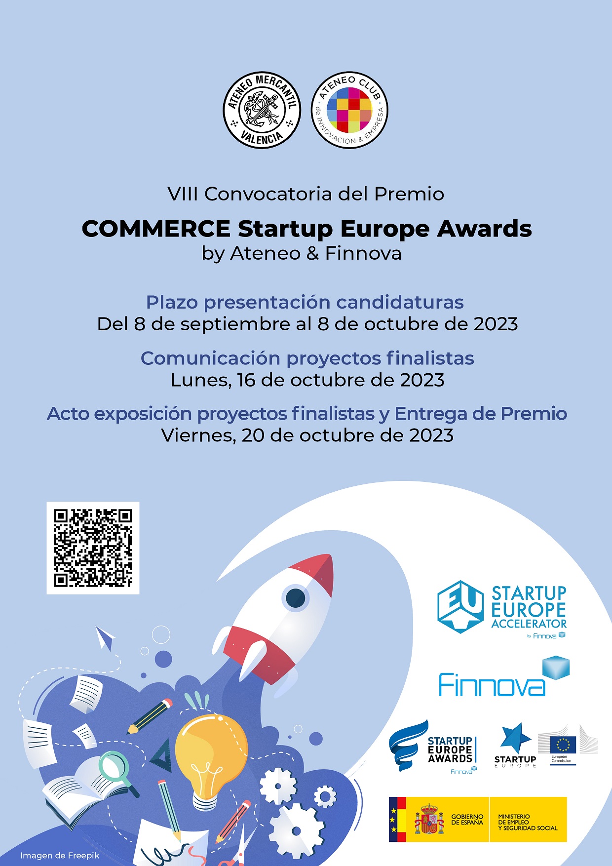 COMMERCE Startup Europe Awards by Ateneo & Finnova 2023