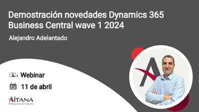 Webinar - Demostracin novedades Dynamics 365 Business Central wave 1 2024