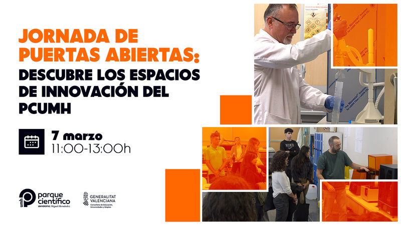 Jornada de puertas abiertas: descubre los espacios de innovación del PCUMH