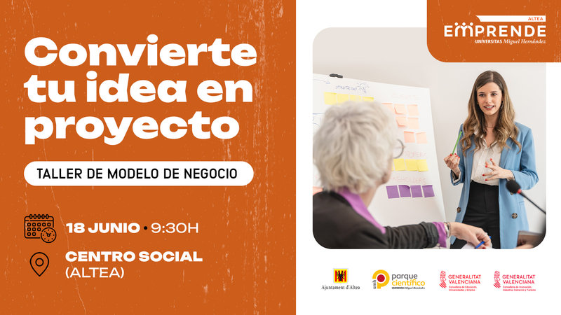"Convierte tu idea en proyecto" | Altea Emprende 2025