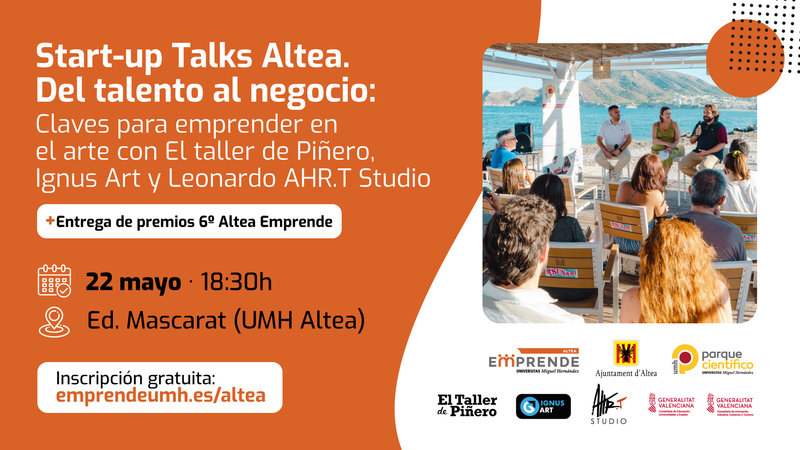 Start-up Talks Altea | Del talento al negocio: claves para emprender en el arte
