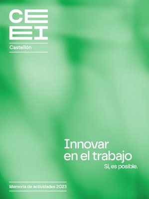 Portada Memoria de actividades CEEI Castellón 2023