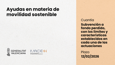 Ayudas en materia de movilidad sostenible 2025