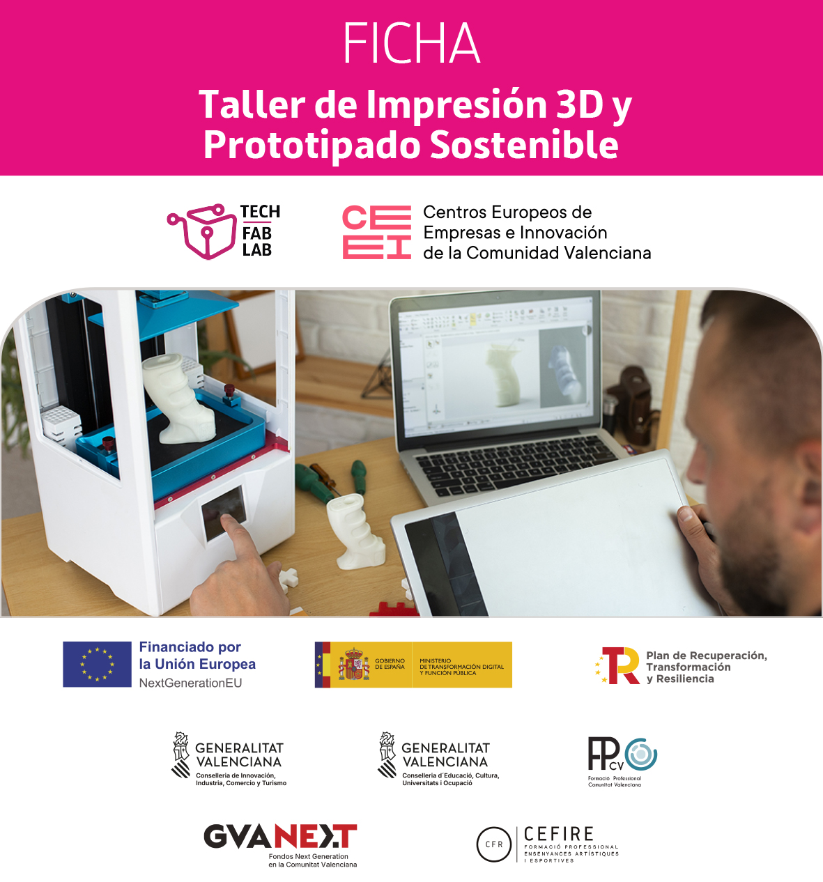 Taller de Impresi&oacute;n 3D y Prototipado Sostenible
