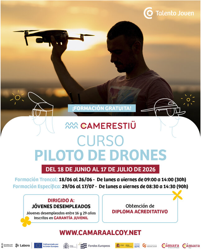 curso drones camara alcoy