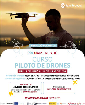 curso drones camara alcoy