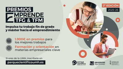 Segunda edici�n "Premios Emprende TFG&TFM" | Impulsa tu trabajo fin de grado y m�ster hacia el emprendimiento