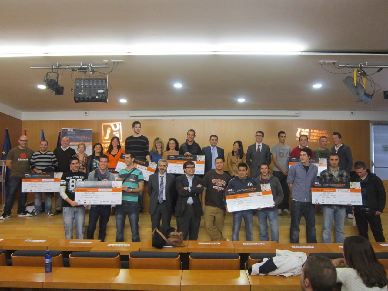 Foto ganadores - Premios Monkey 2012. Emprende+