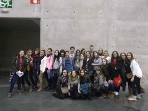 Alunos del CIPFP La Costera en el dia de la persona emprendedora