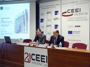 Juan Viesca en la Jornada de Financiacion Europea