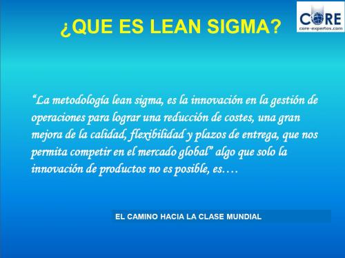 Qu es Lean Sigma?