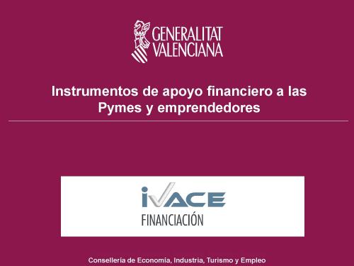 Instrumentos de apoyo financiero a las Pymes y emprendedores