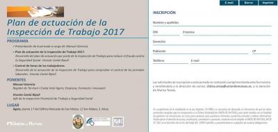 Plan de actuación de la inspección de Trabajo 2017