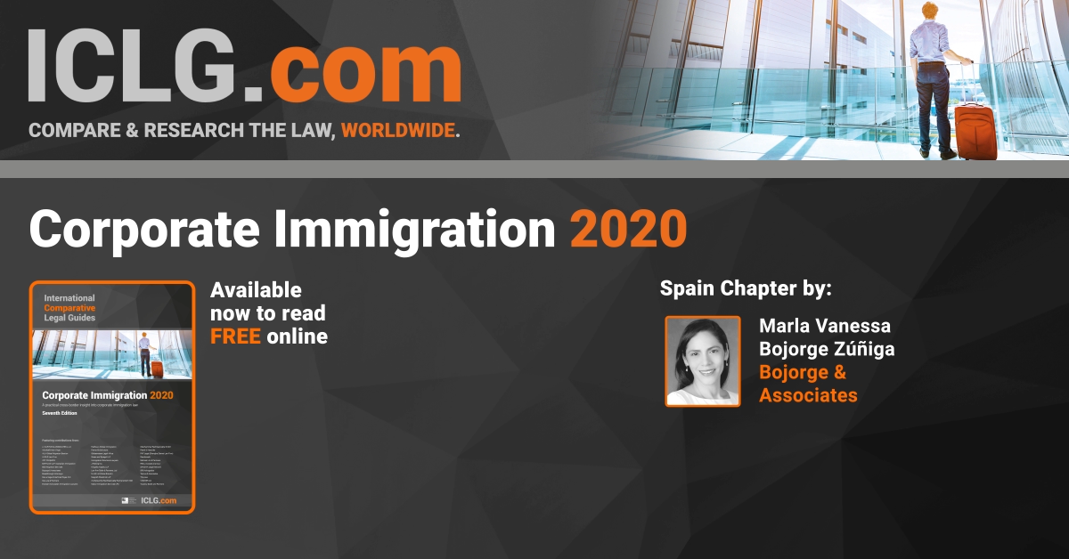 Publicacin captulo corporate immigration in Spain 2020, MARLA VANESSA BOJORGE ZIGA[;;;][;;;]